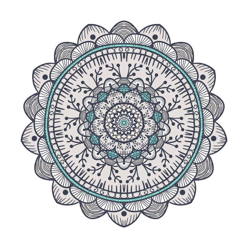 Abstract Mandala Line Art