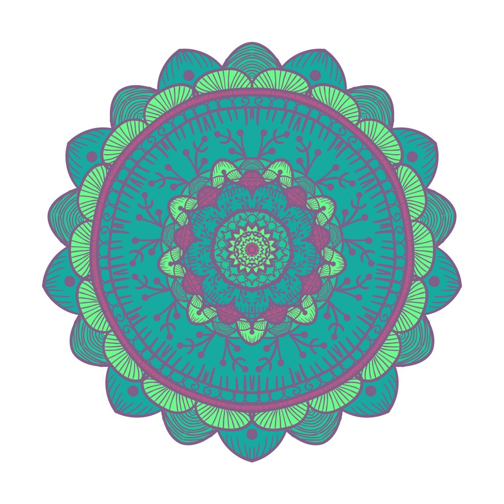 Vibrant Mandala Bloom