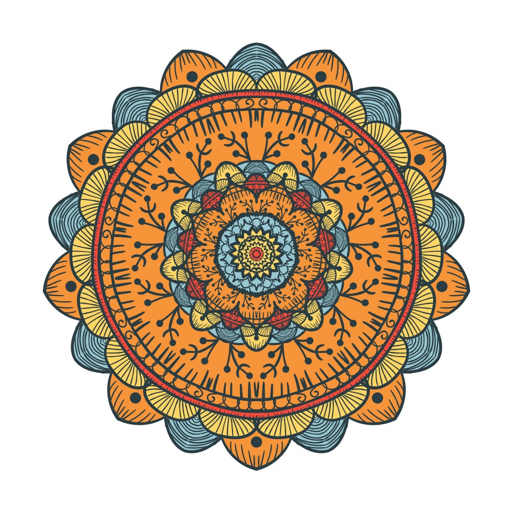 Intricate Mandala Burst