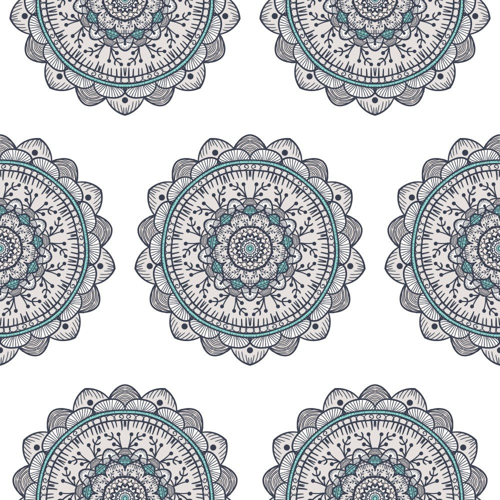 Abstract Mandala Line Art