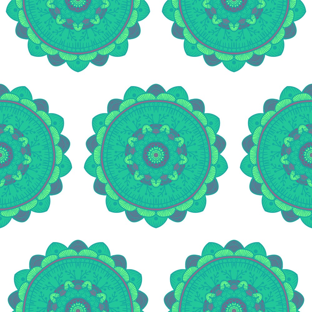 Abstract Mandala Line Art