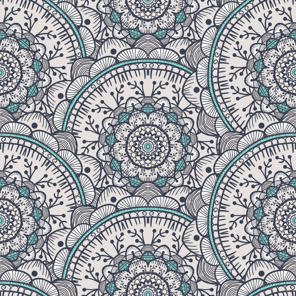 Abstract Mandala Line Art