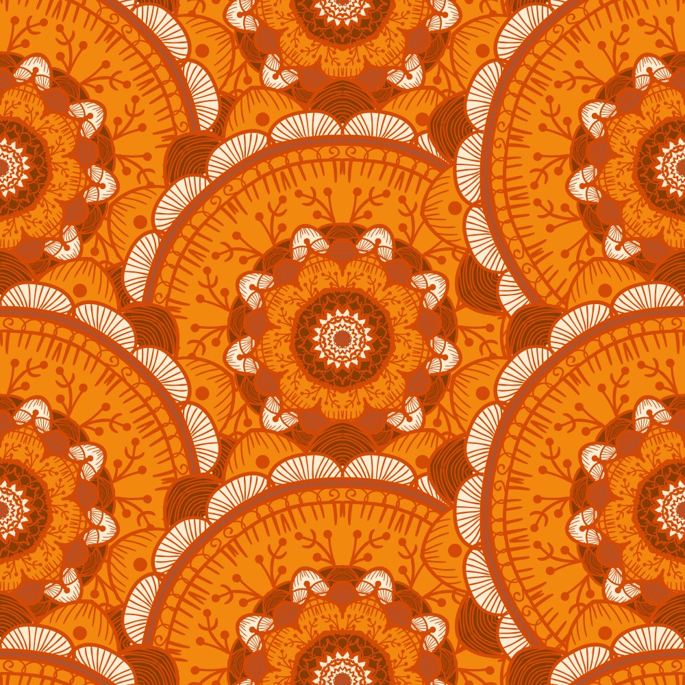 Abstract Mandala Line Art