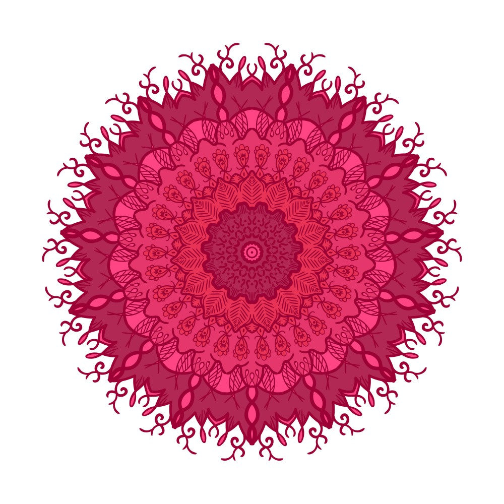 Abstract Mandala Line Art