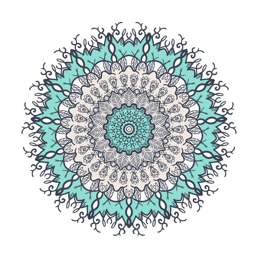 Abstract Mandala Line Art