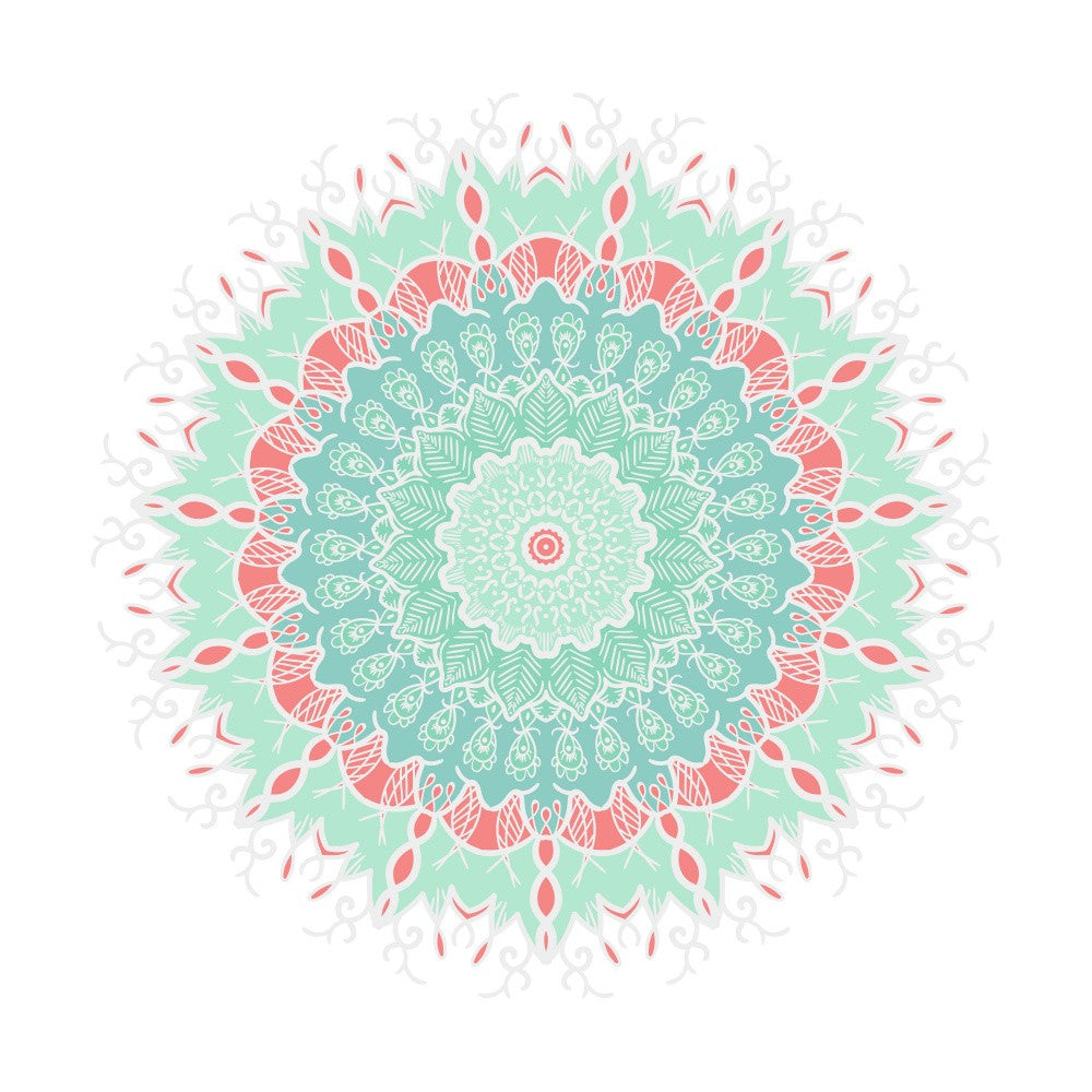 Abstract Mandala Line Art