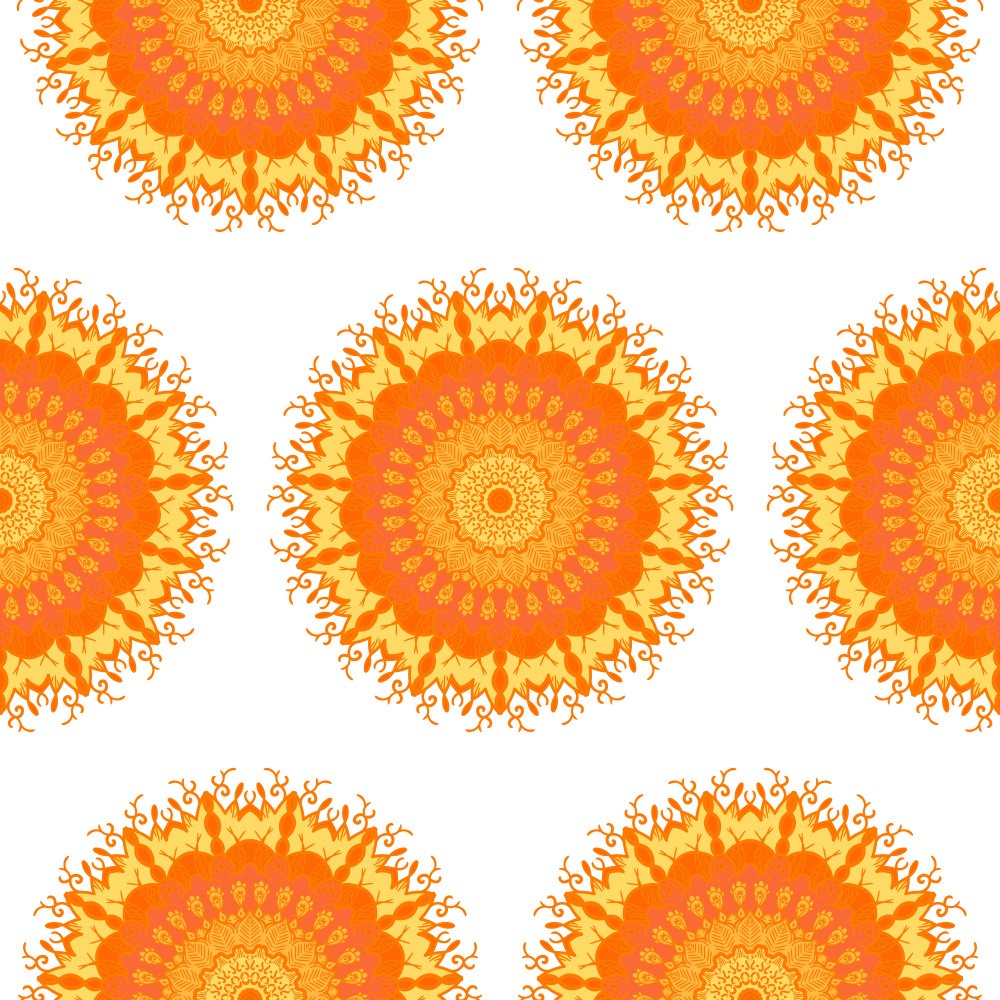 Fiery Mandala Burst