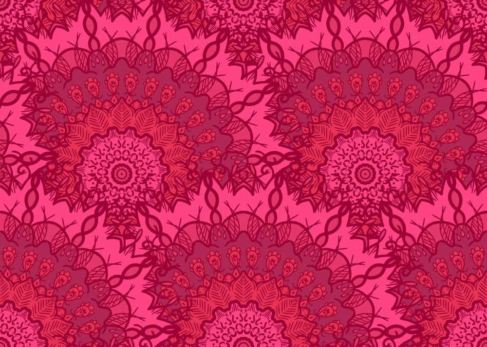 Abstract Mandala Line Art