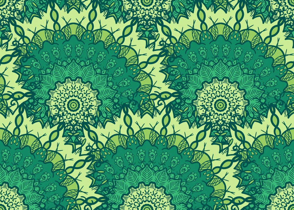 Abstract Mandala Line Art