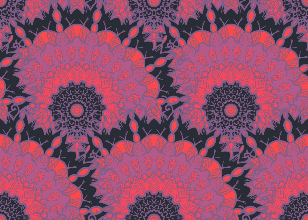 Radiant Mandala Bloom