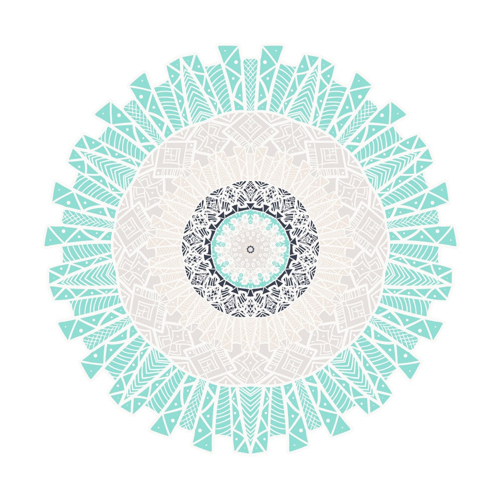 Abstract Mandala Line Art