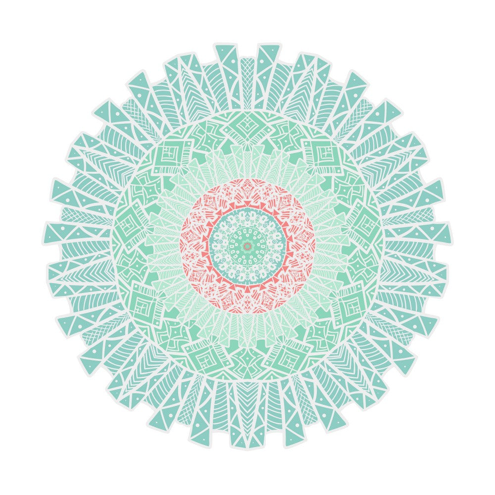 Abstract Mandala Line Art