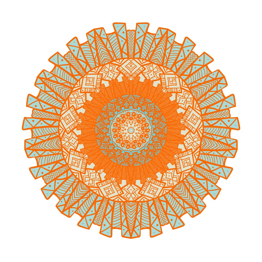Geometric Sunburst
