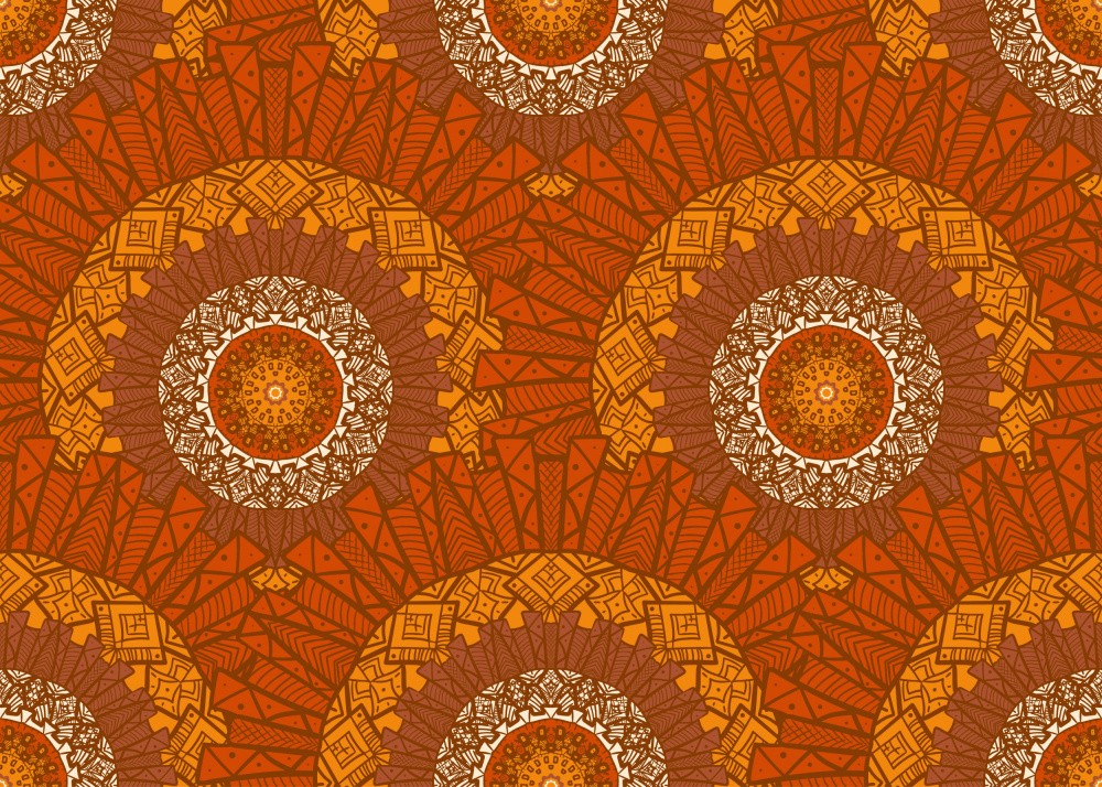 Earth Tones Mandala