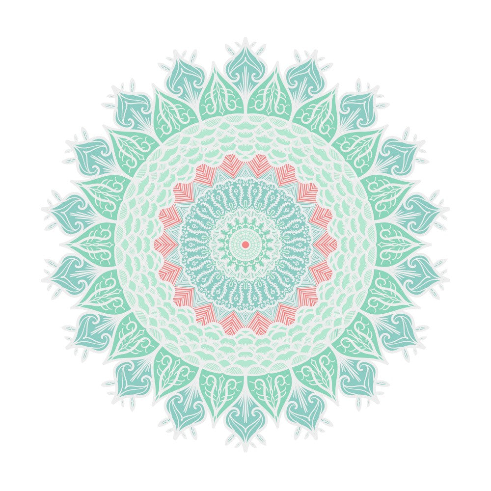 Abstract Mandala Line Art