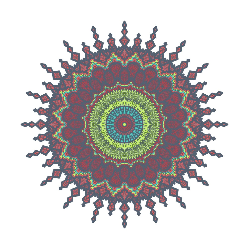 Radiant Mandala Bloom