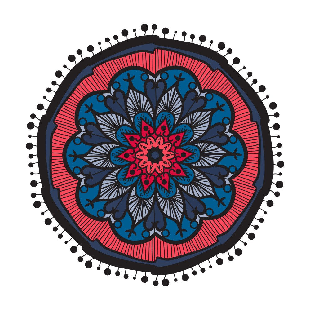 Vibrant Mandala Bloom
