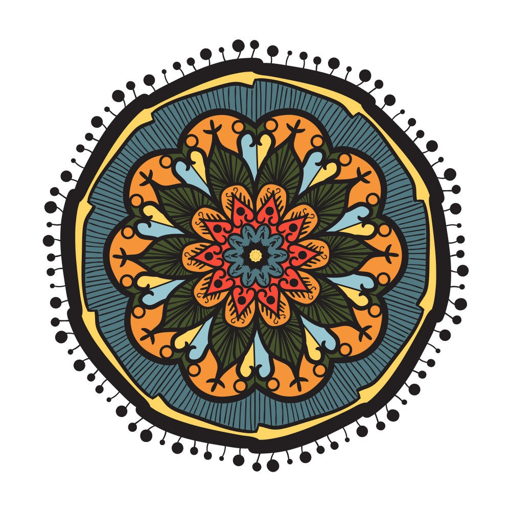 Vibrant Mandala Bloom