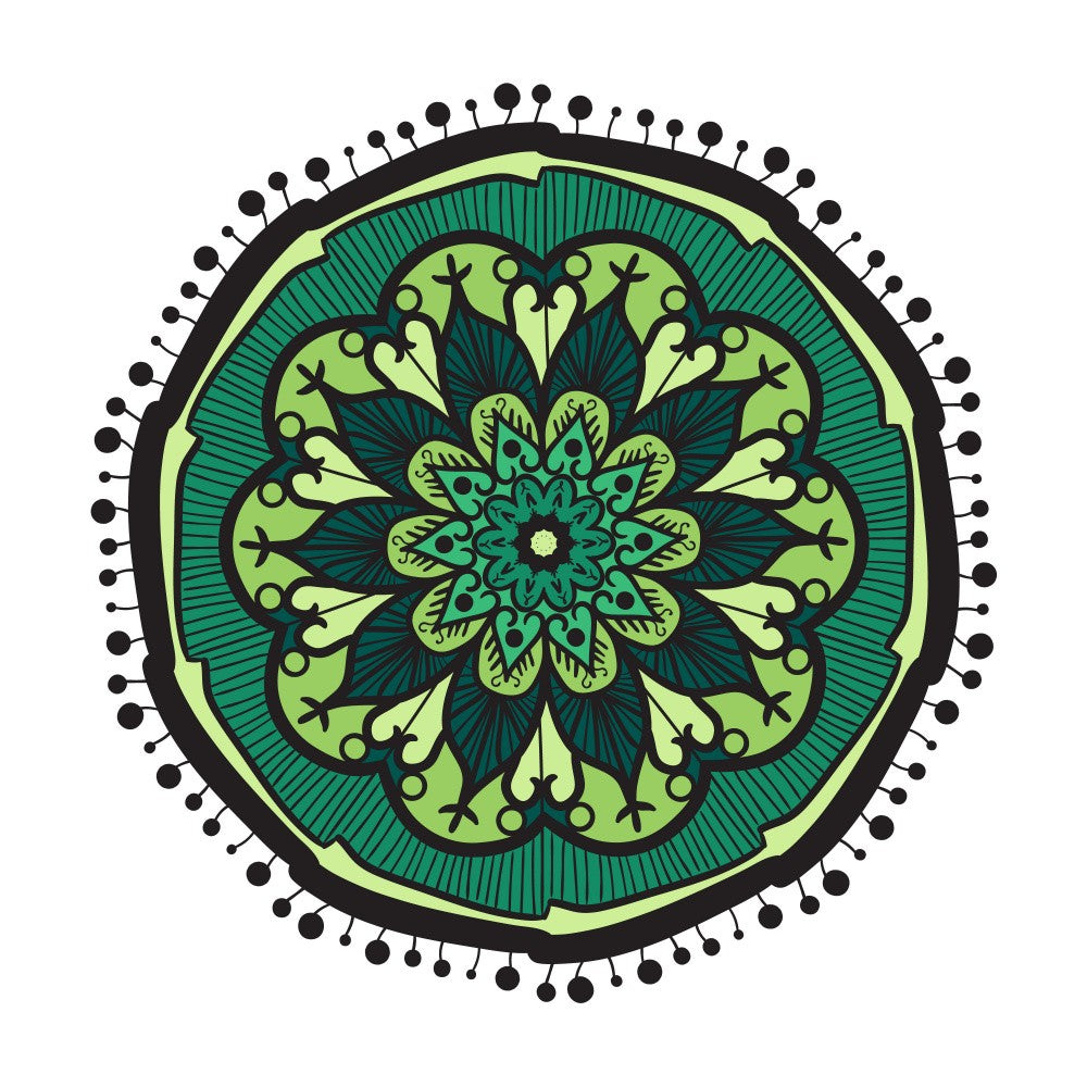 Abstract Mandala Line Art