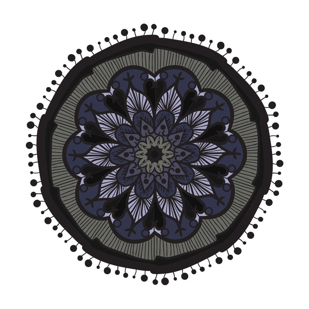 Abstract Mandala Line Art