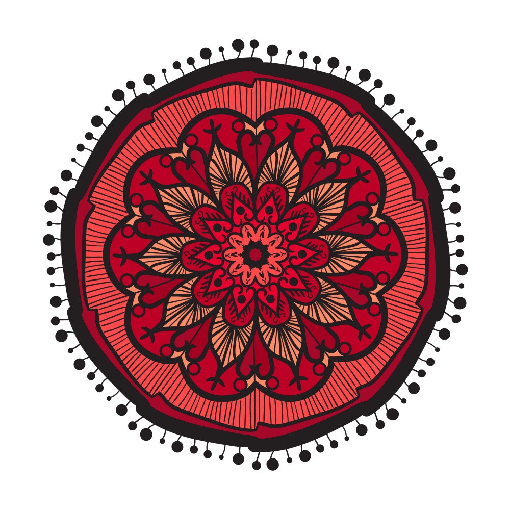 Red Lotus Mandala