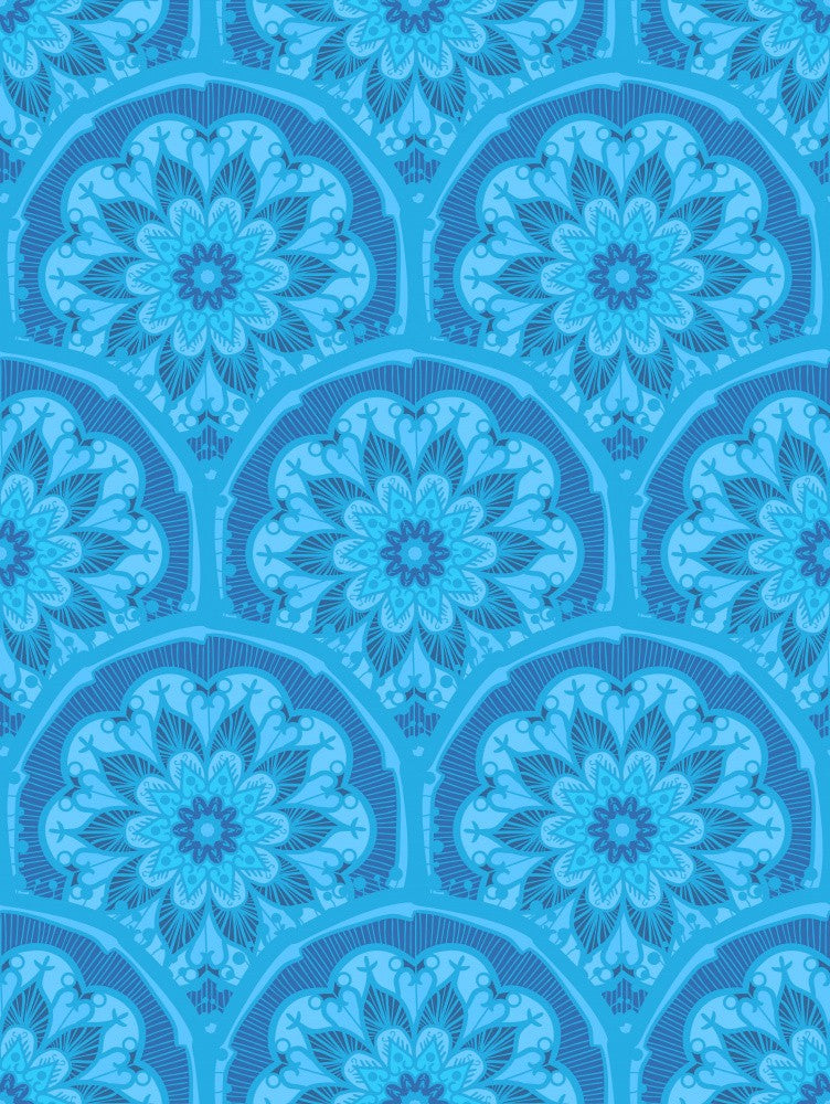 Blue Mandala Bloom