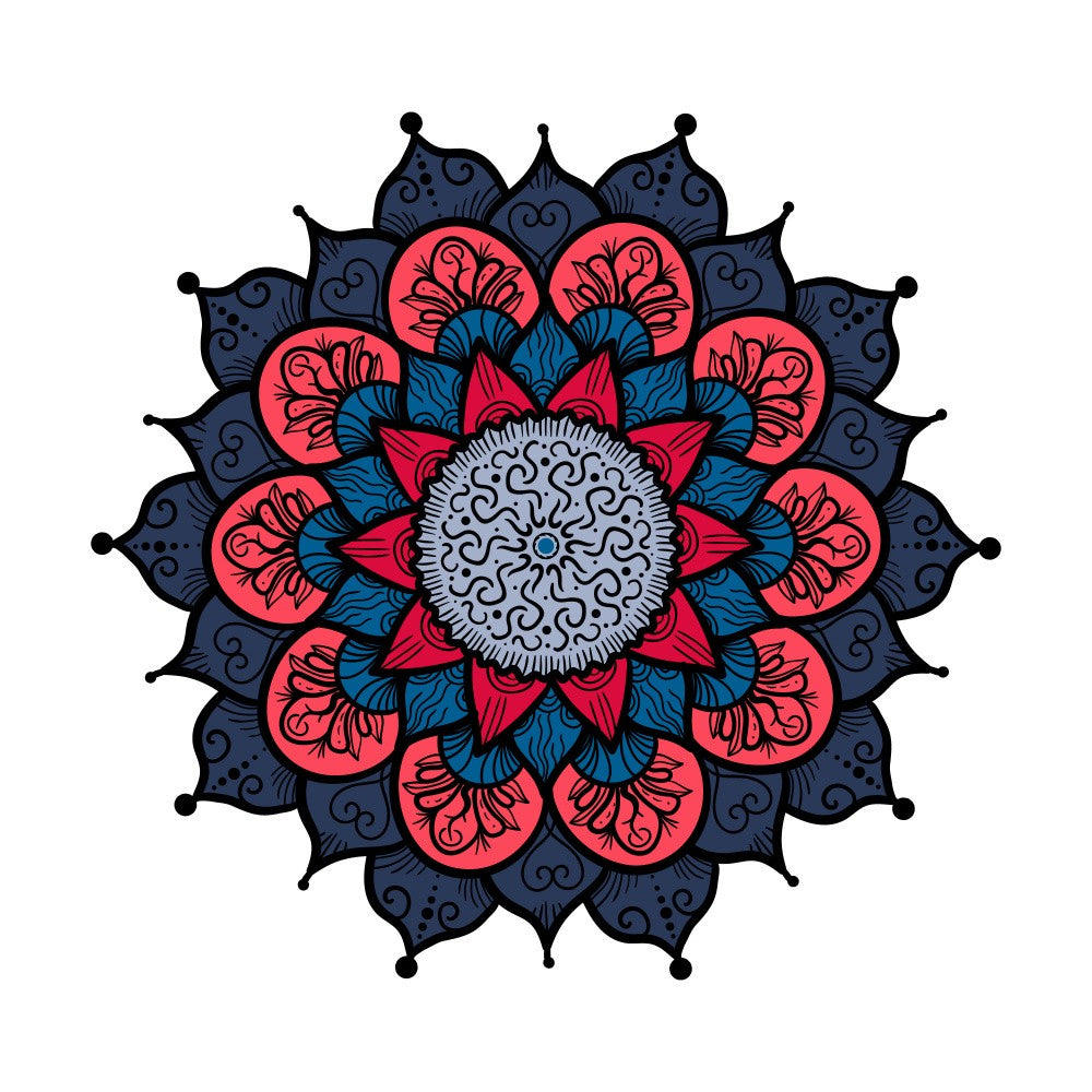 Floral Mandala Burst