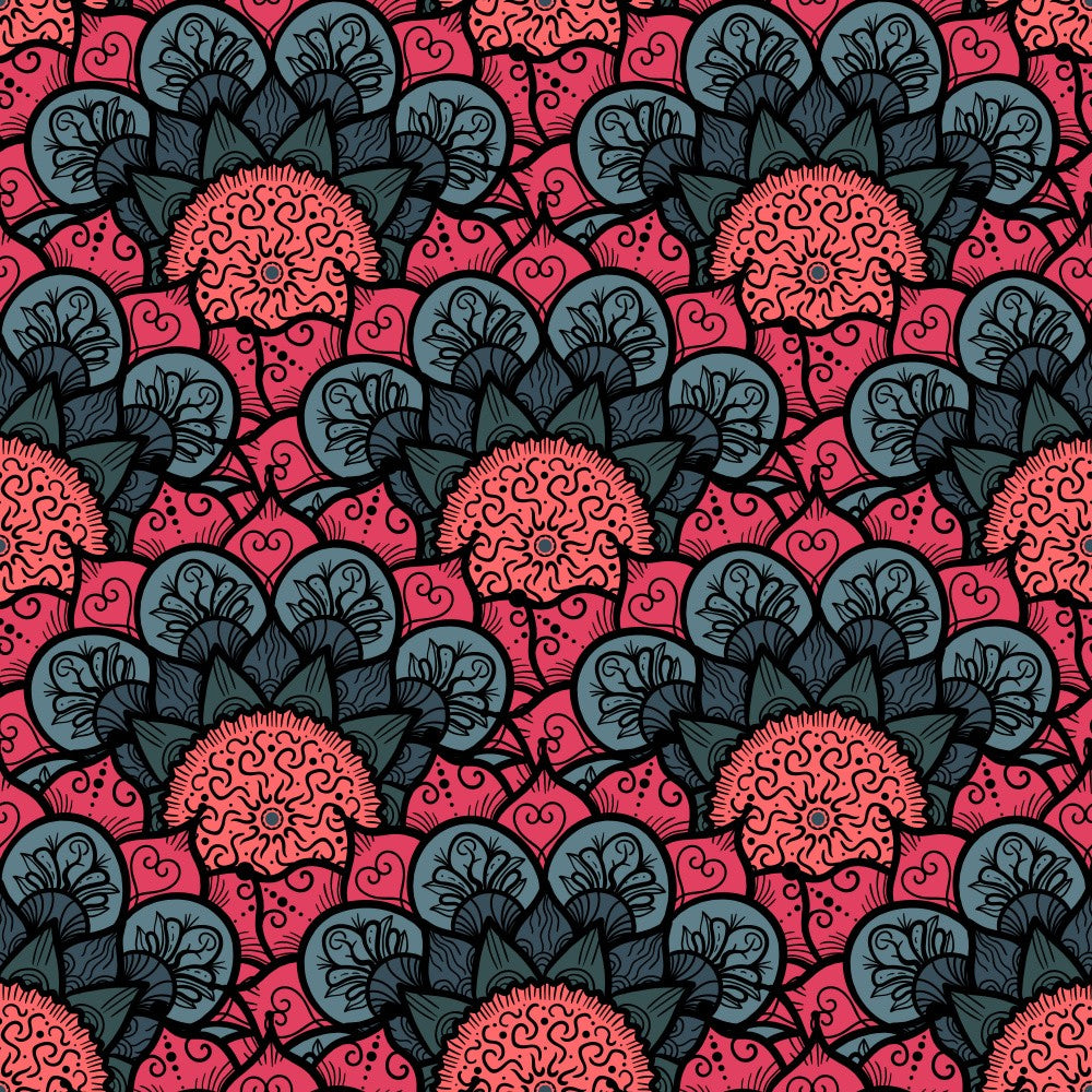 Abstract Mandala Line Art