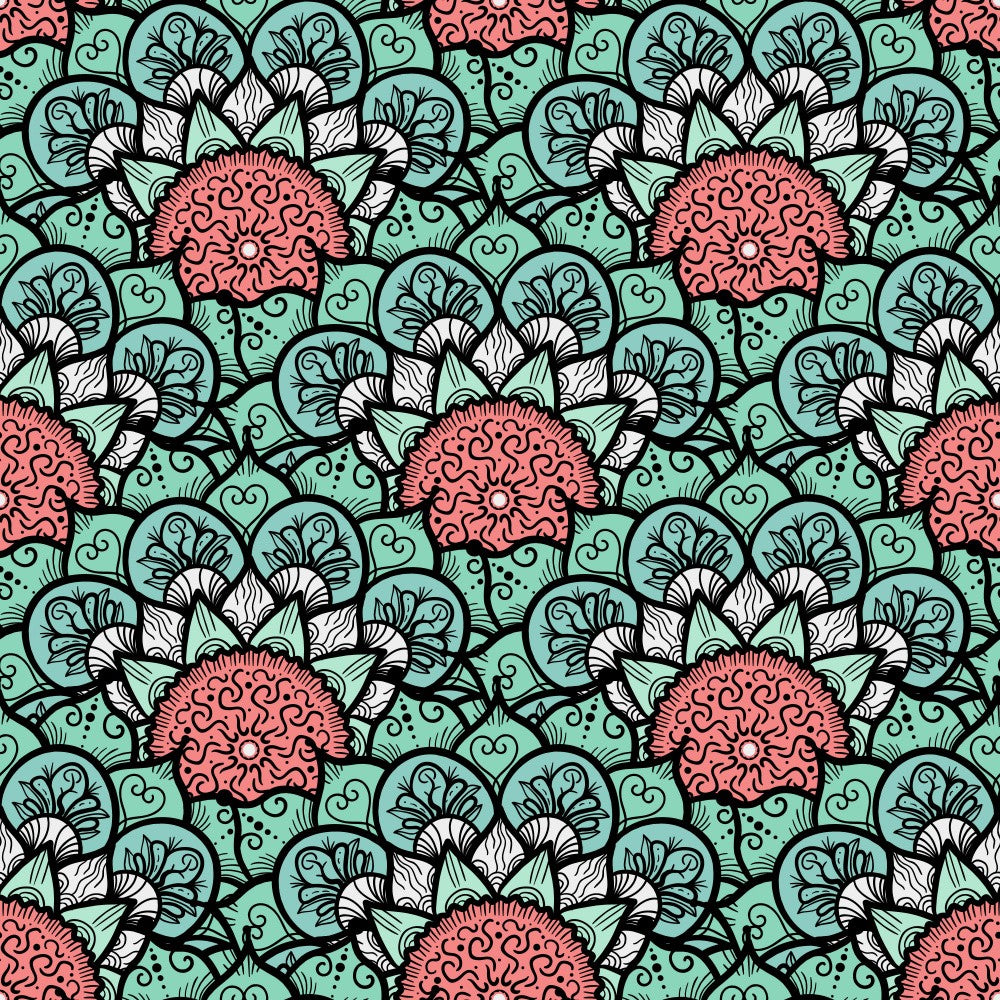 Vibrant Floral Pattern