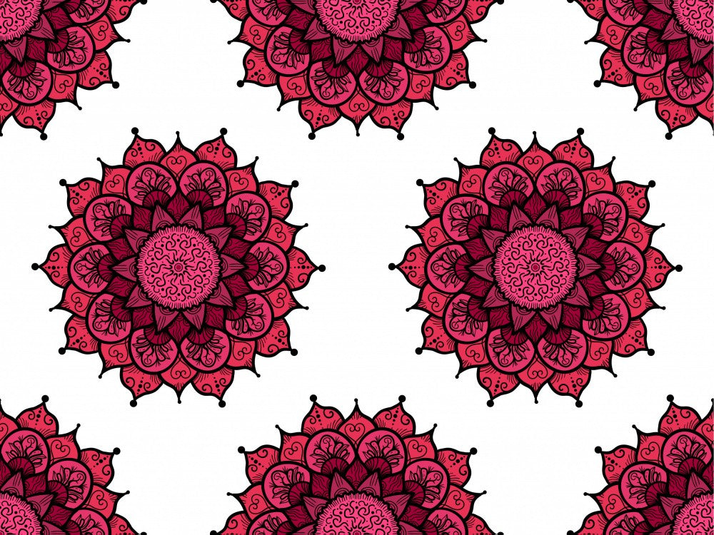 Abstract Mandala Line Art
