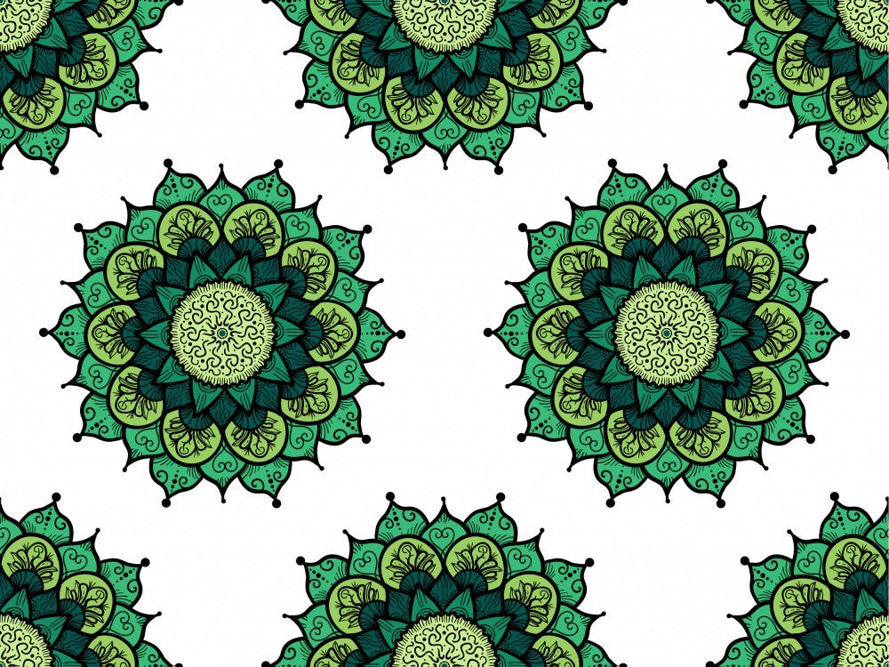 Abstract Mandala Line Art