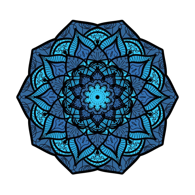 Abstract Mandala Line Art