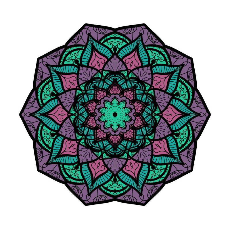 Abstract Mandala Line Art