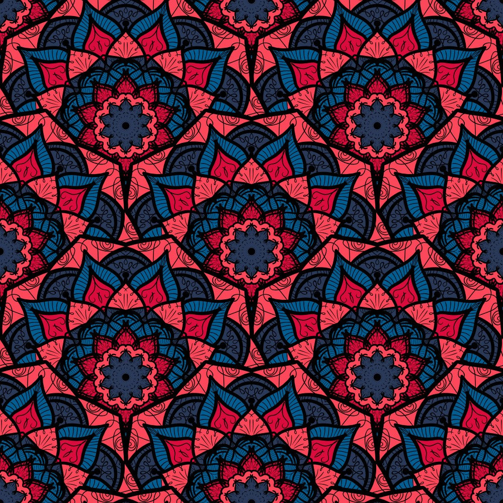 Abstract Mandala Line Art