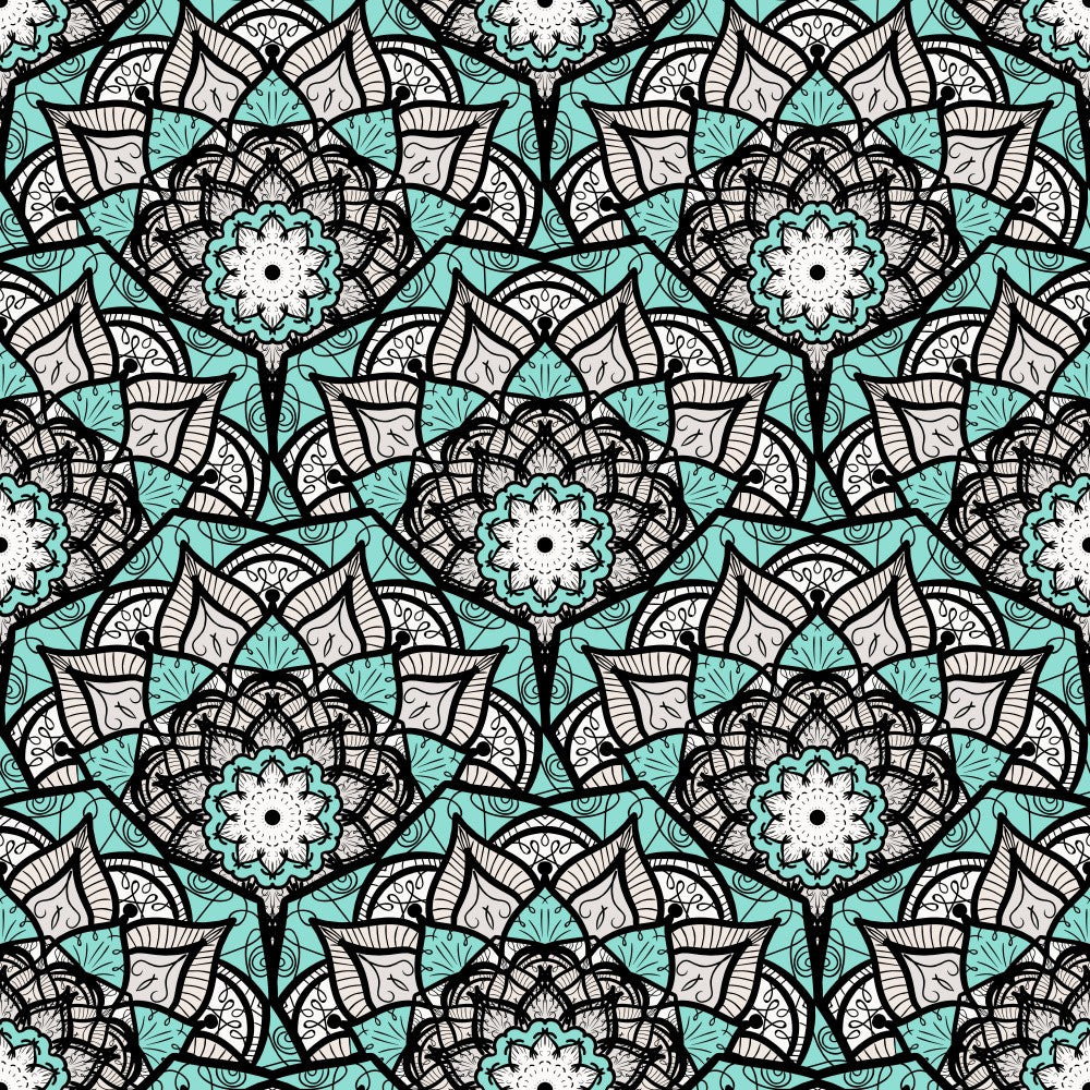 Abstract Mandala Line Art