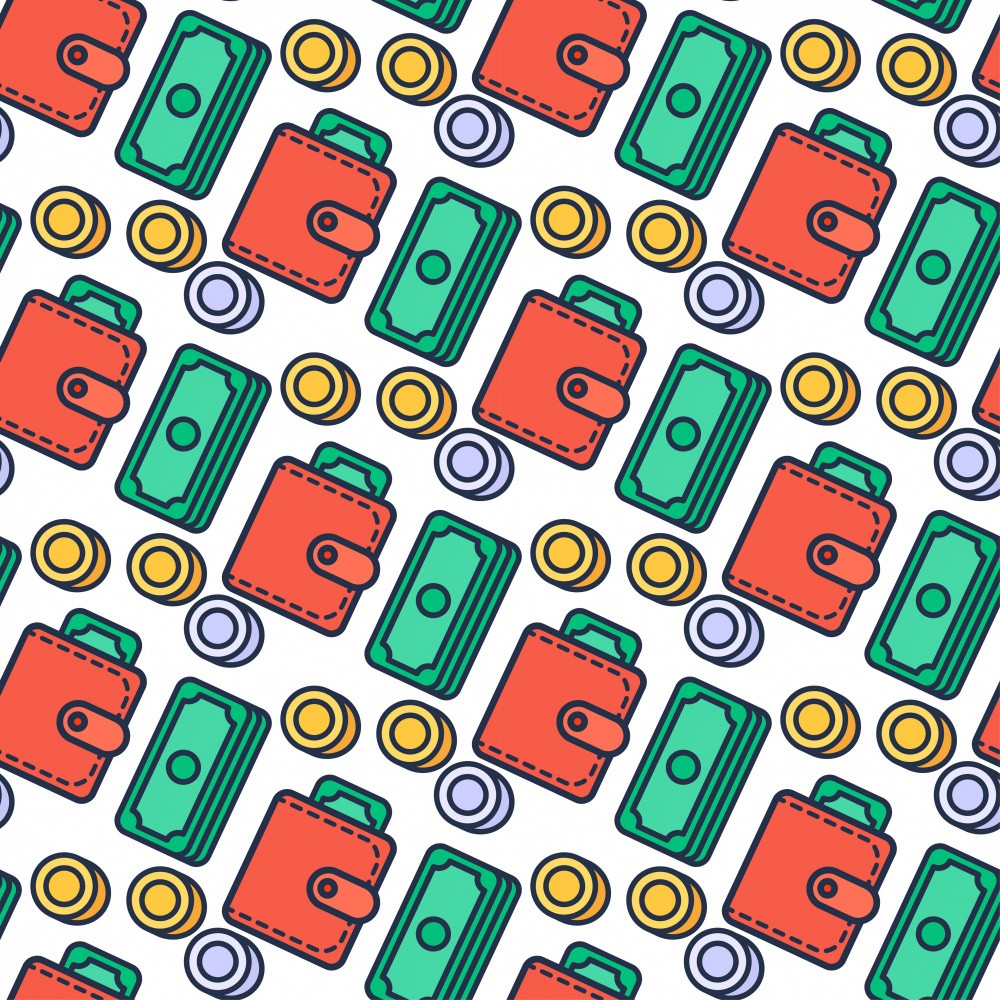 Cartoon Money Pattern
