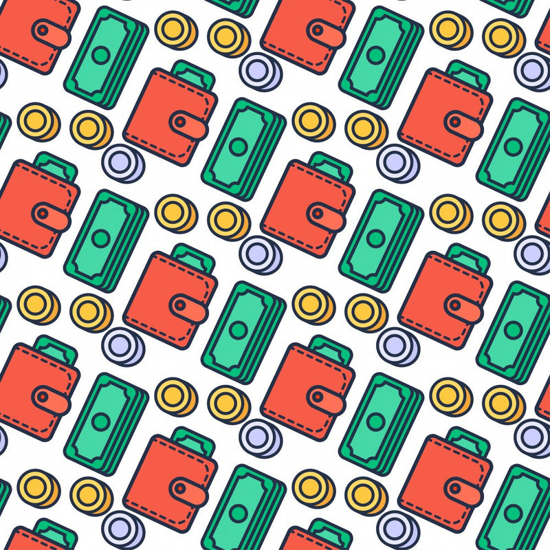 Cartoon Money Pattern