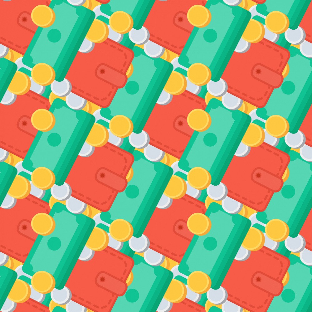Cartoon Money Pattern