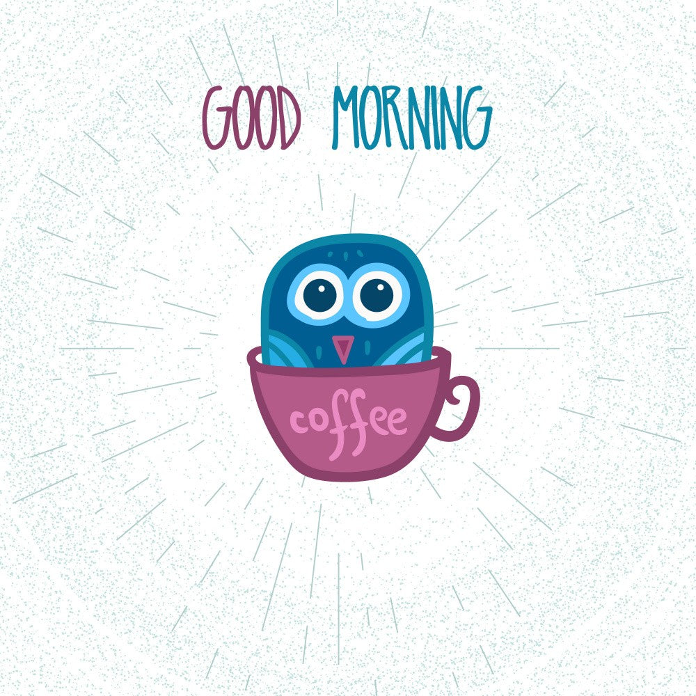 Owl in a Coffee Cup