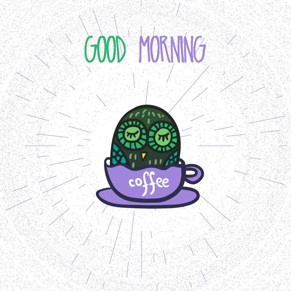 Owl in a Coffee Cup