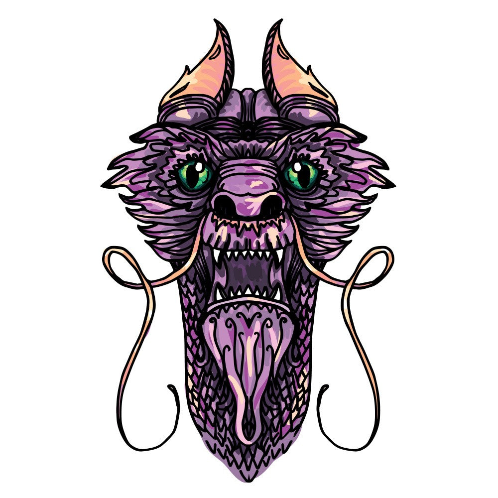 Vibrant Dragon Mask