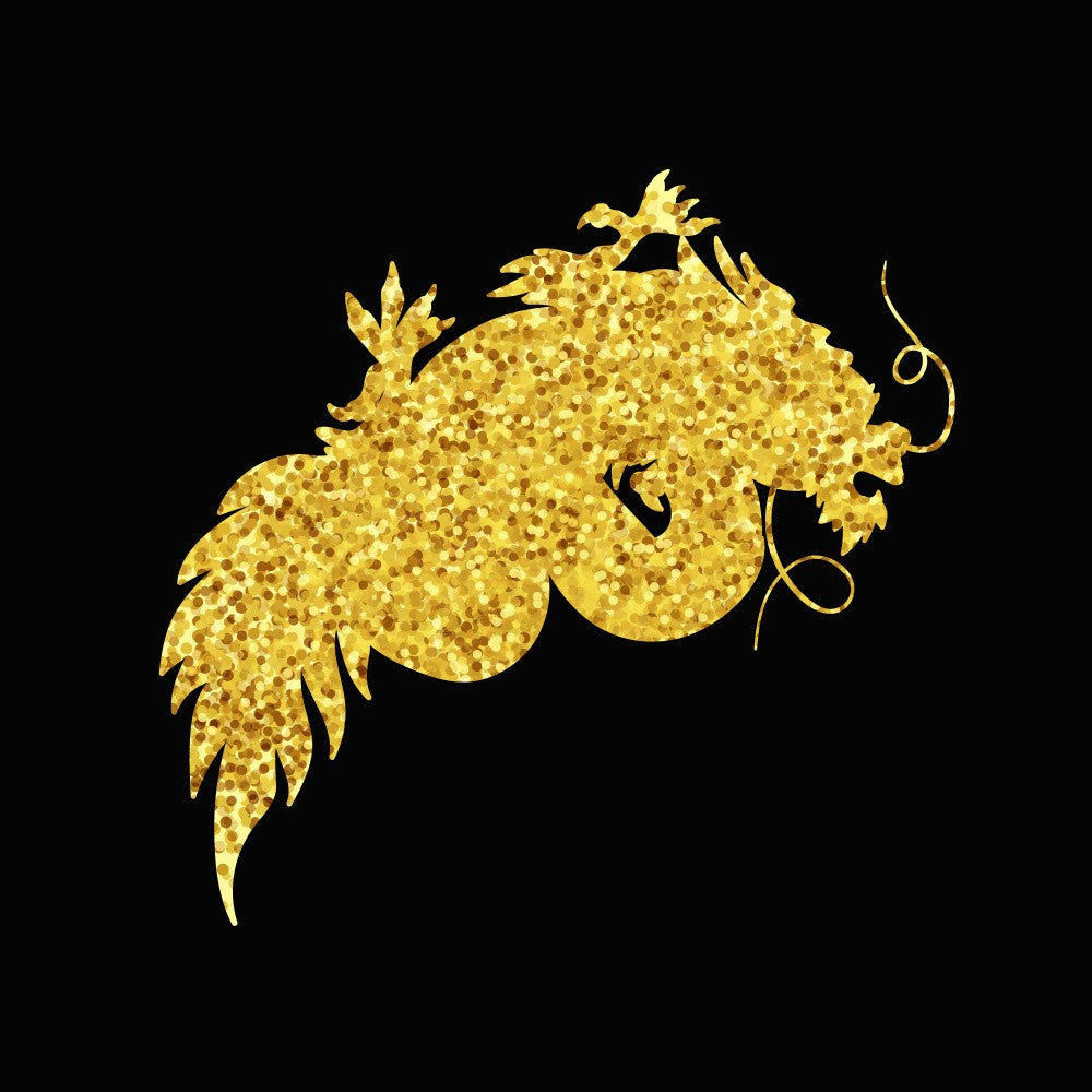 Golden Dragon Silhouette
