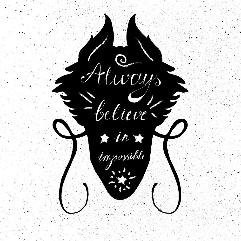 Dragon Lettering Art