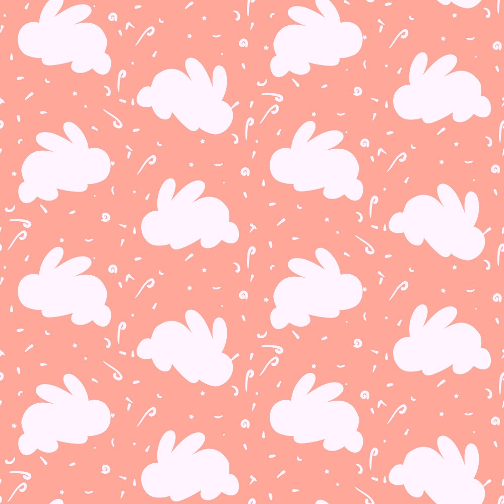 Happy Easter Rabbits Pattern