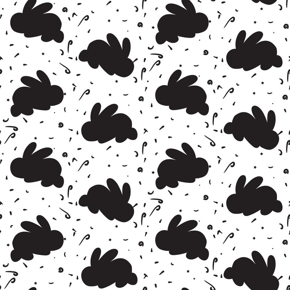 Happy Easter Rabbits Pattern