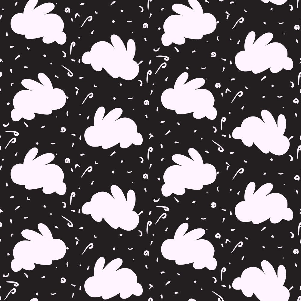 Happy Easter Rabbits Pattern
