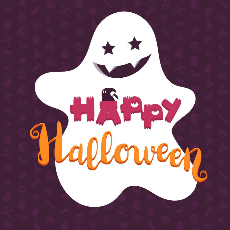 Fröhliches Halloween Einfaches Gruselkonzept