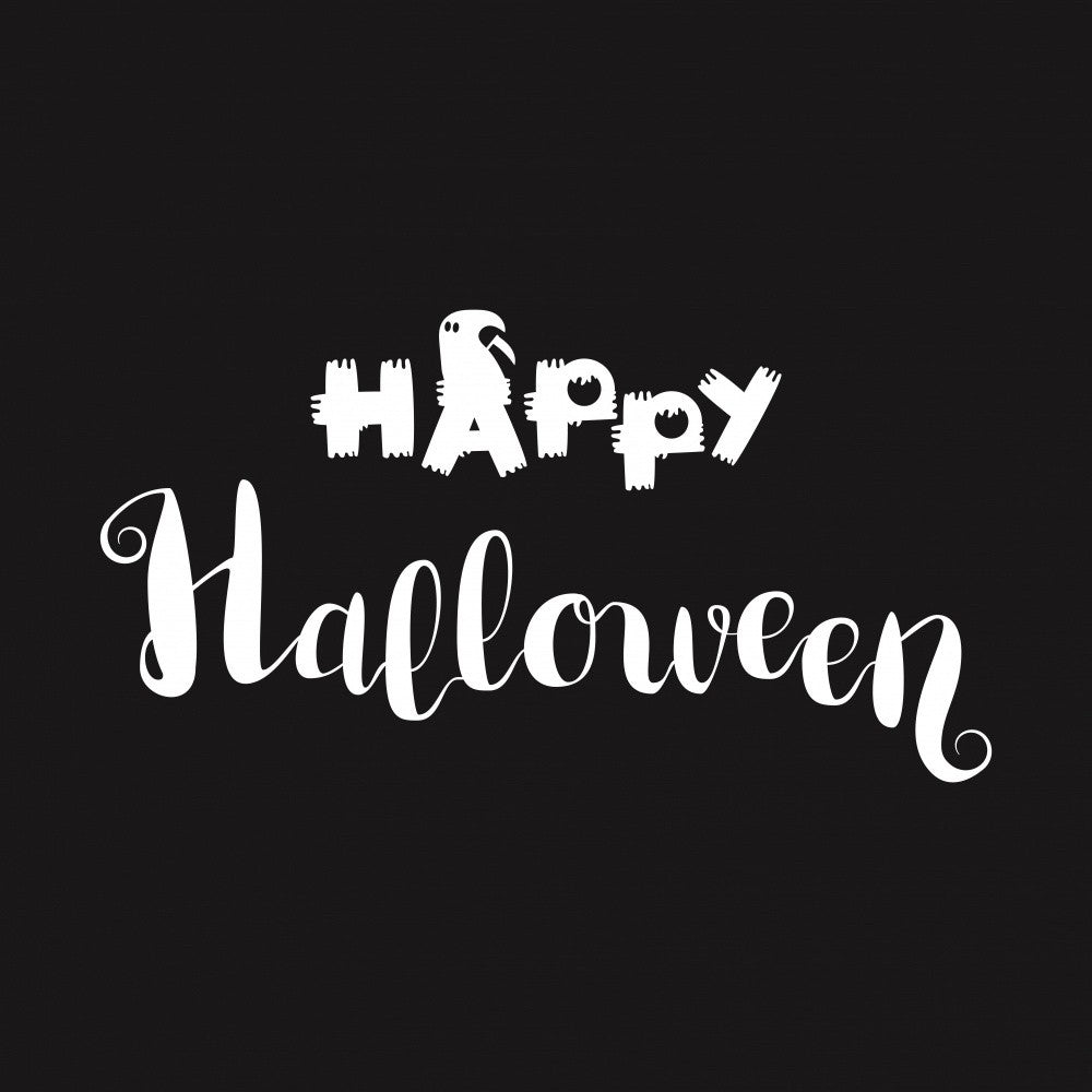 Happy Halloween Simple Scary Concept