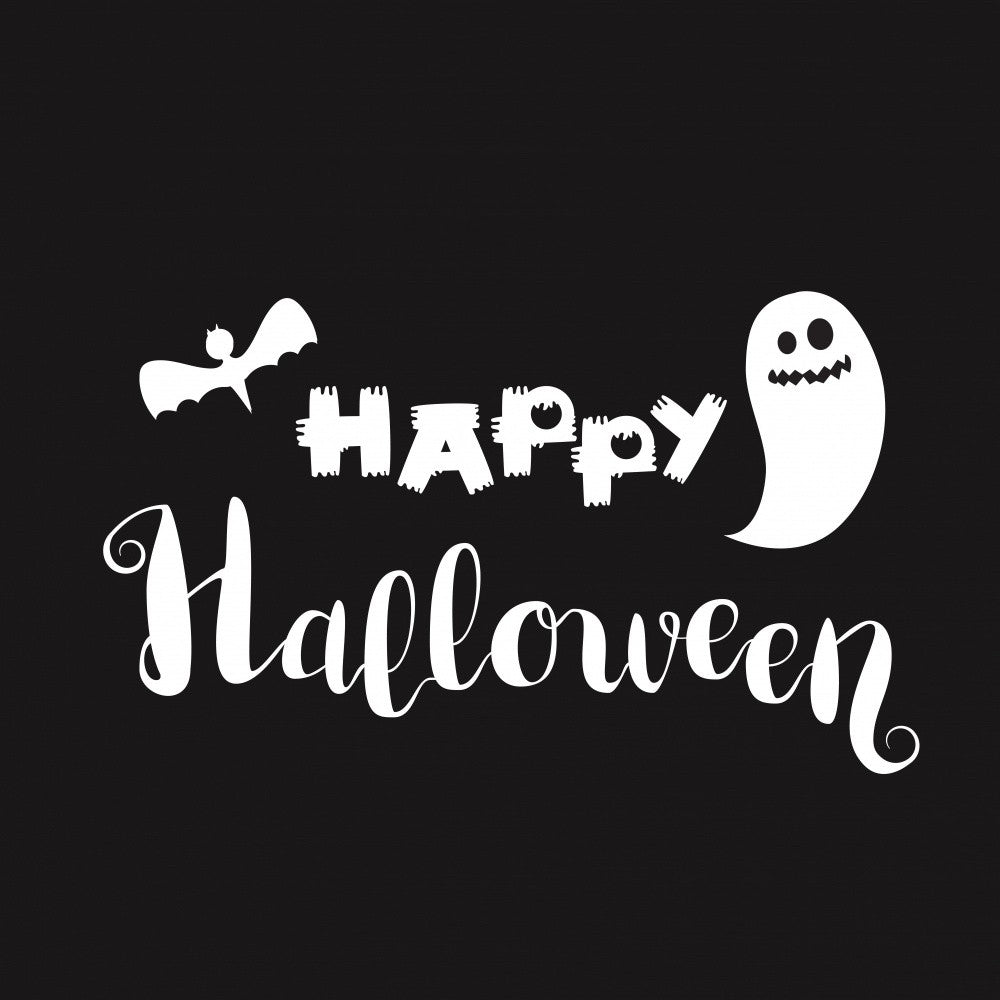 Happy Halloween Simple Scary Concept