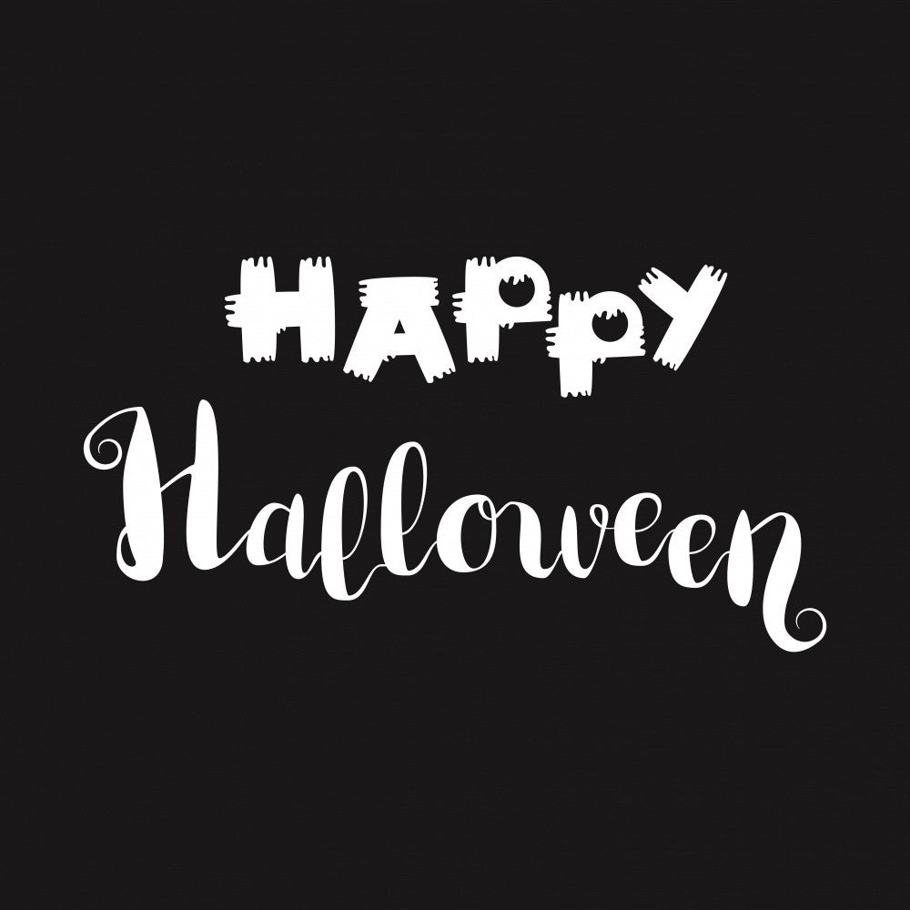 Happy Halloween Simple Scary Concept